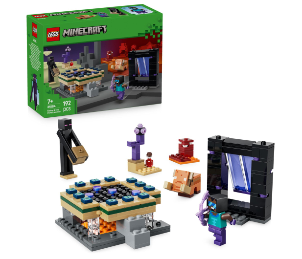 LEGO MINECRAFT 21584 Podróż przez portal netheru i kresu - 1473416 - zdjęcie 2
